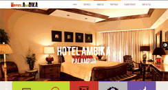 Desktop Screenshot of hotelambikapalampur.com